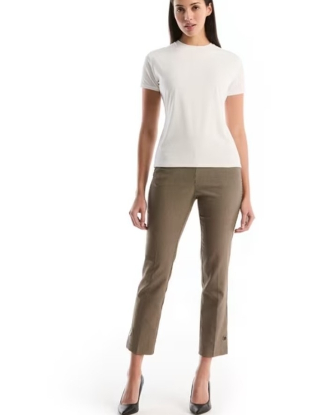 NWT: Rafaella Cropped Straight Pants